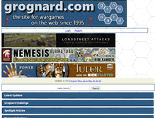Tablet Screenshot of grognard.com